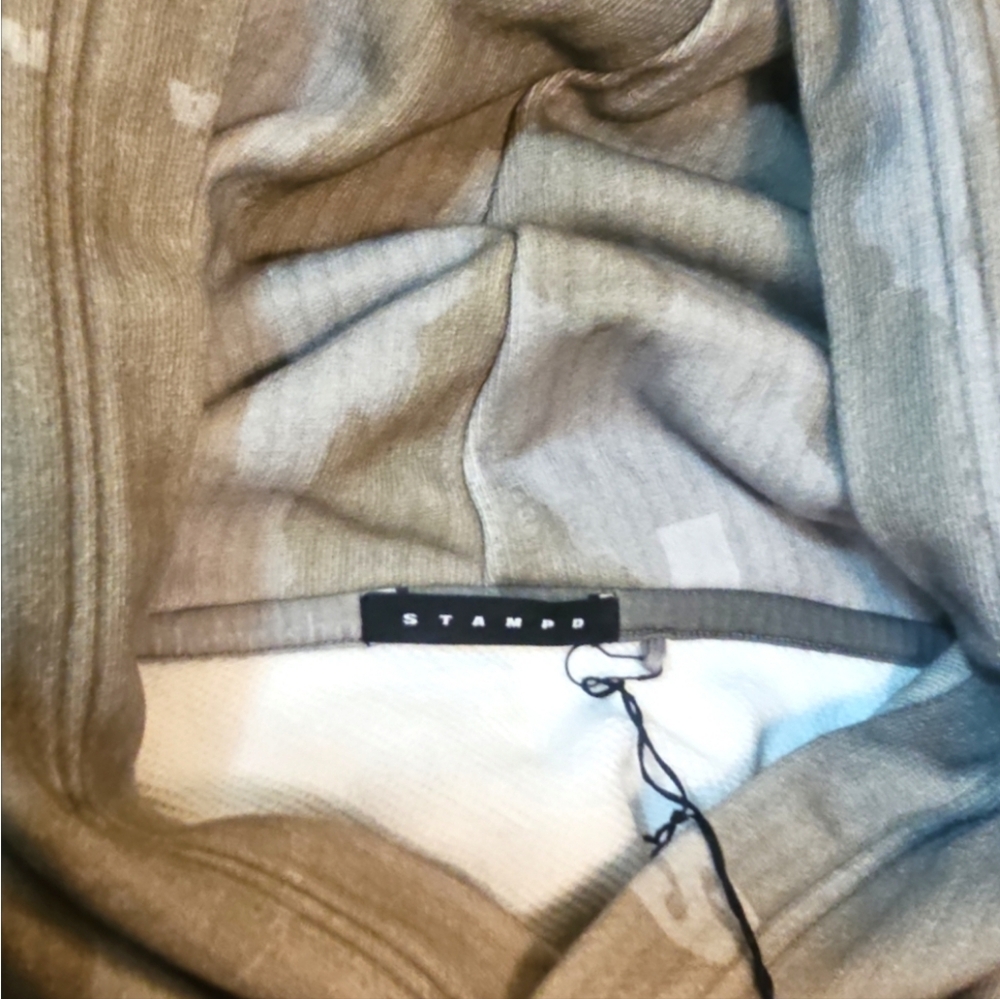 NWT • STAMPD | Ikat Camo Hoodie in Size Medium - Picture 6 of 8
